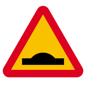 A9-1 Varning för farthinder