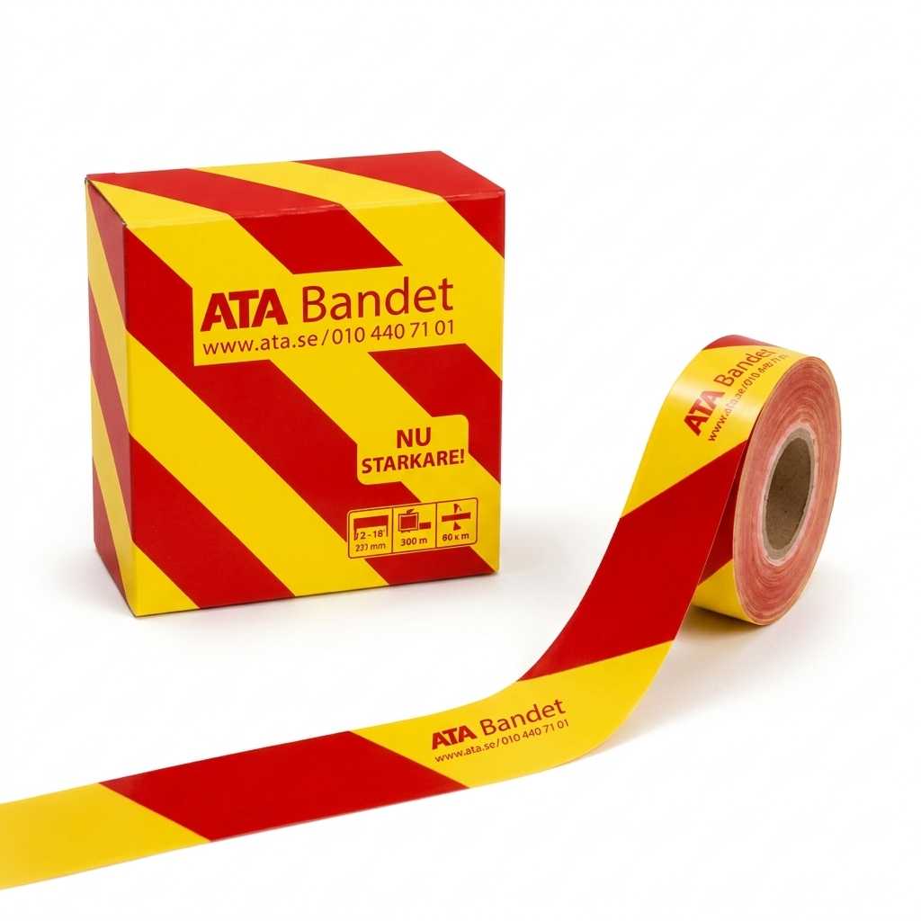 ATA-band röd/gul