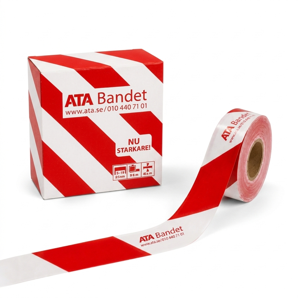 ATA-band röd/vit