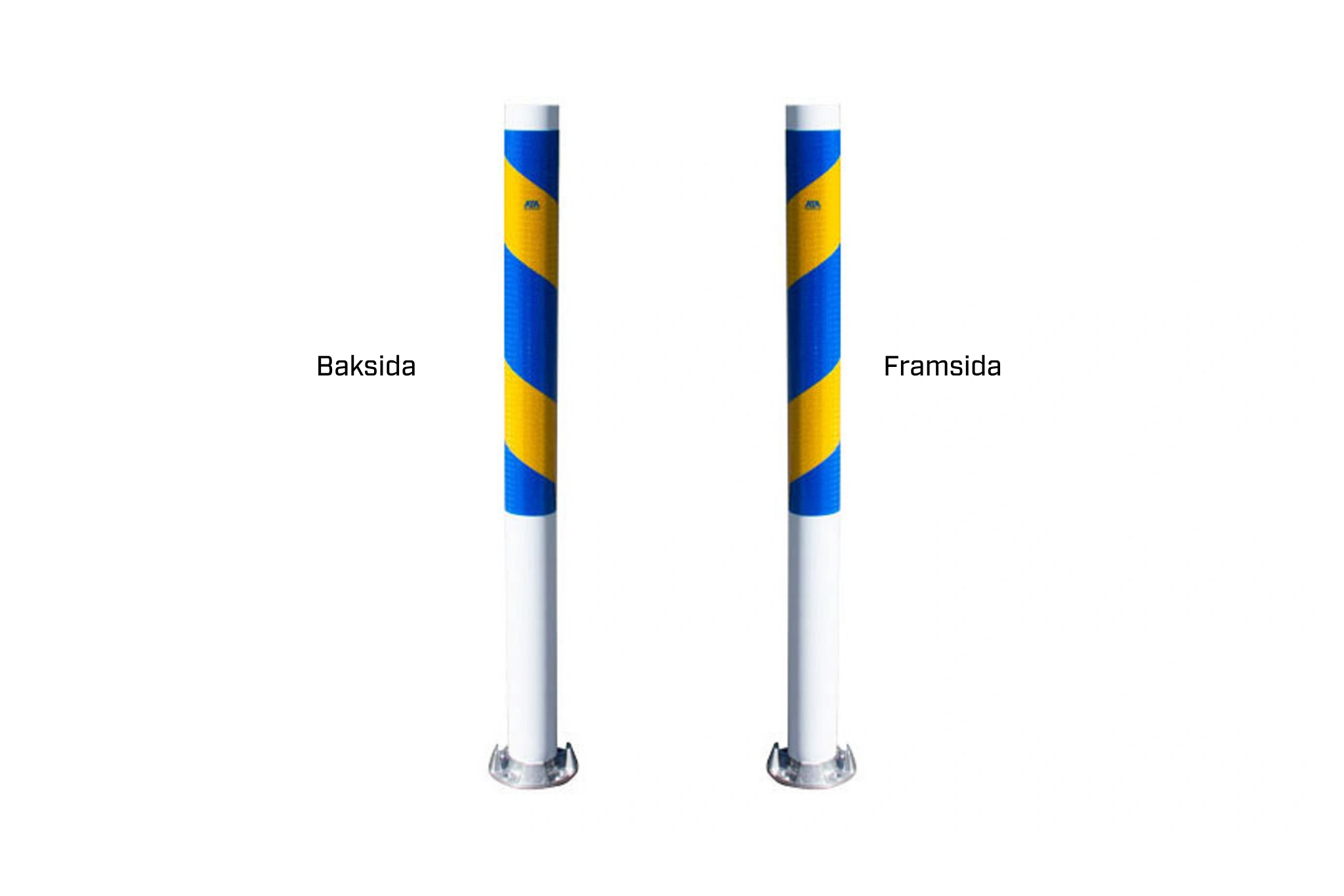Reflexrör X3 vit 90 cm dubbelsid