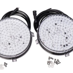 L8H gul LED-optik 200 mm 12/24V parallell blink