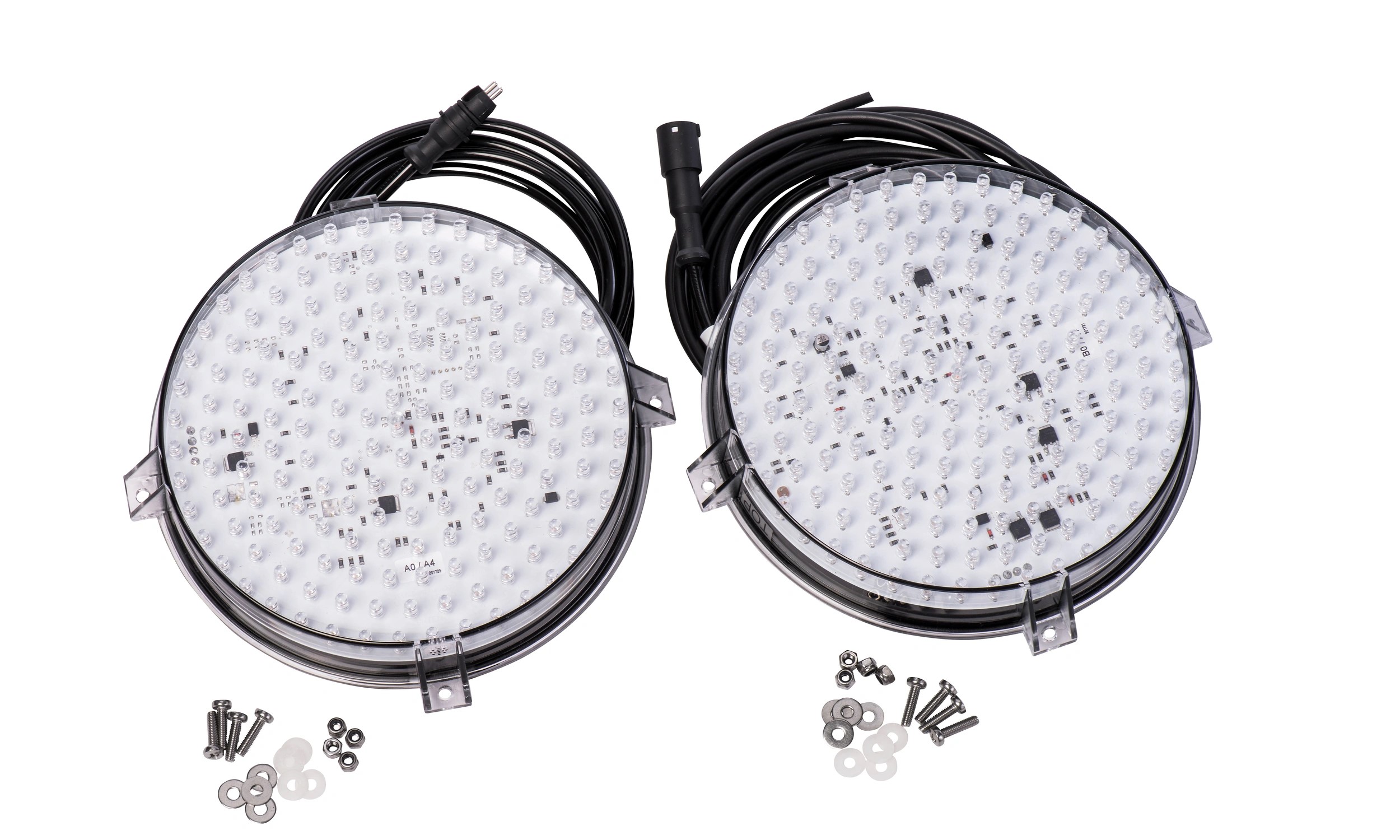 L8H gul LED-optik 200 mm 12/24V parallell blink