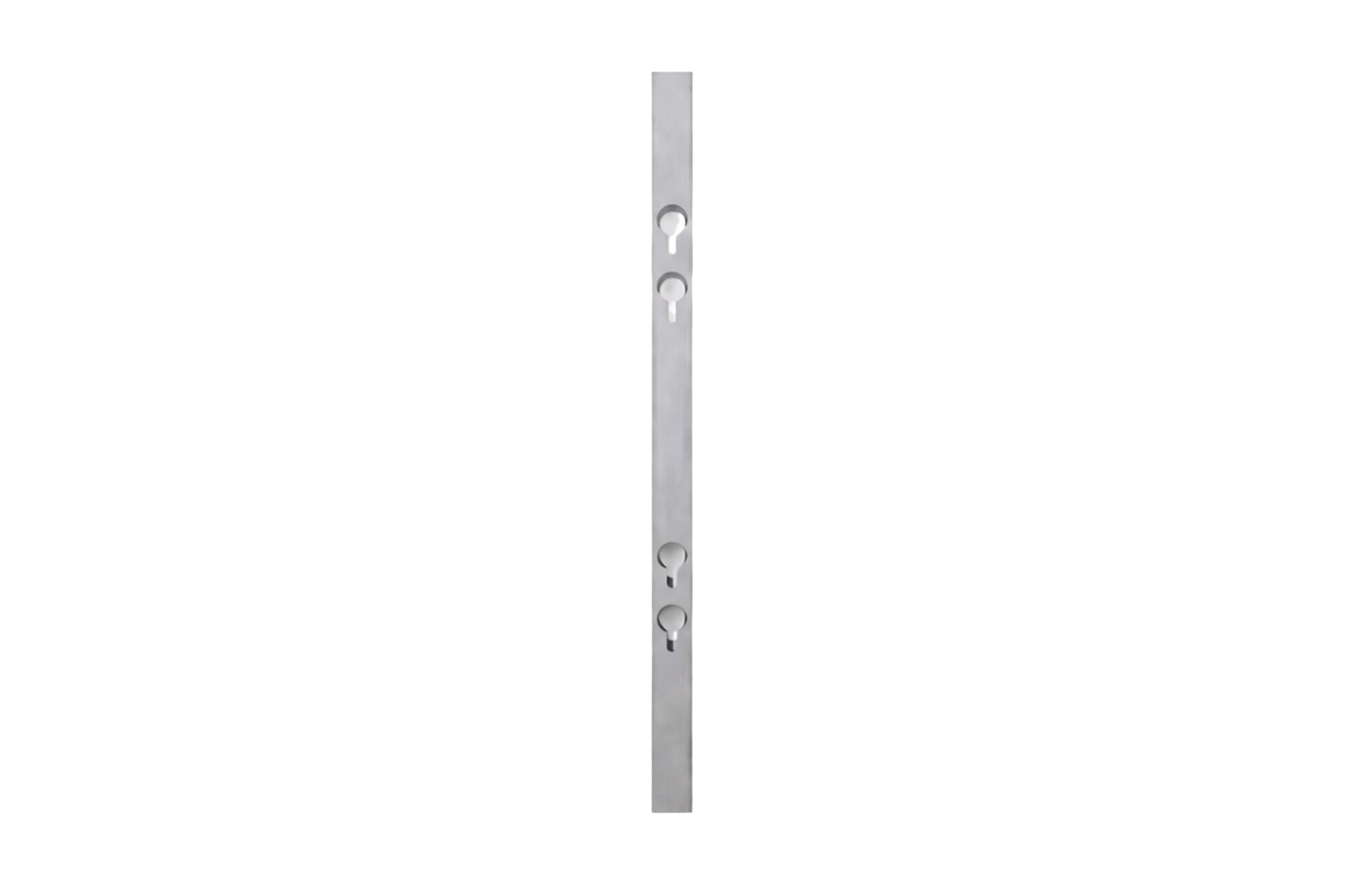 Fyrkantsrör aluminium 60x60 mm 2 m